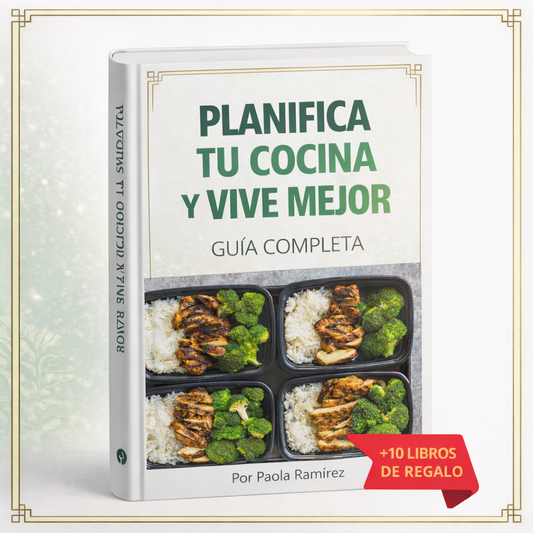 Guía Meal Prep: Cocina Tu Semana en 2 Horas + 10 BONOS