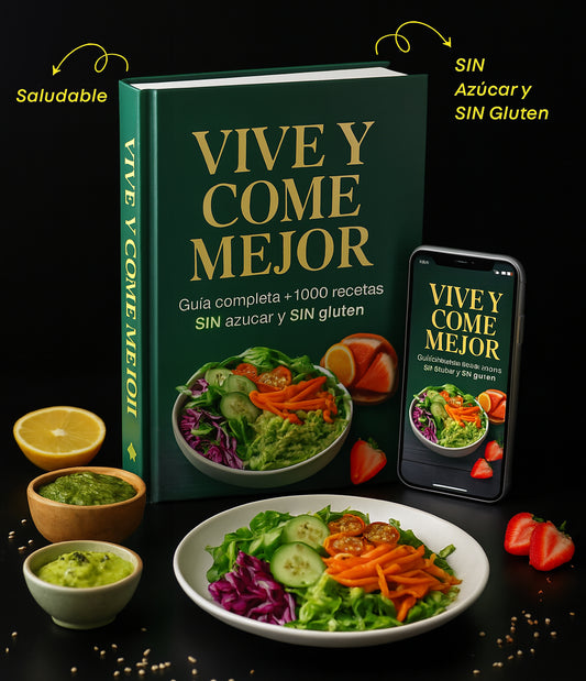 VIVE Y COME MEJOR +1000 recetas saludables + 10 REGALOS